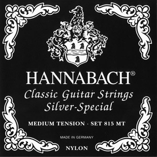 HANNABACH BLACK SILVER SPECIAL Струны для классической гитары, 28-43