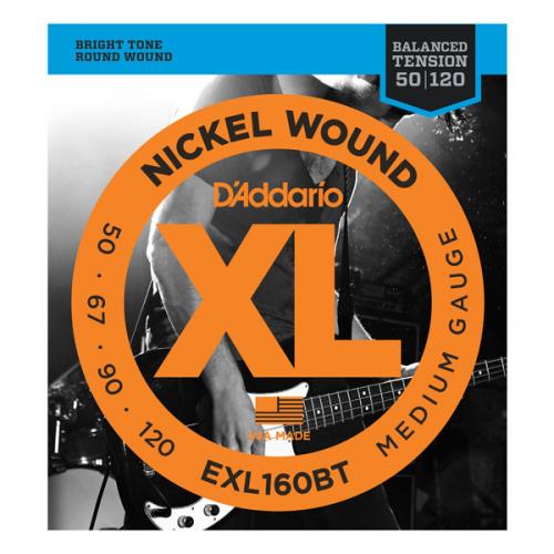 DADDARIO XL NICKEL WOUND EXL160BT Струны для бас-гитары, 50-120