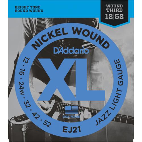 DADDARIO XL NICKEL WOUND Струны для электрогитары, 12-52